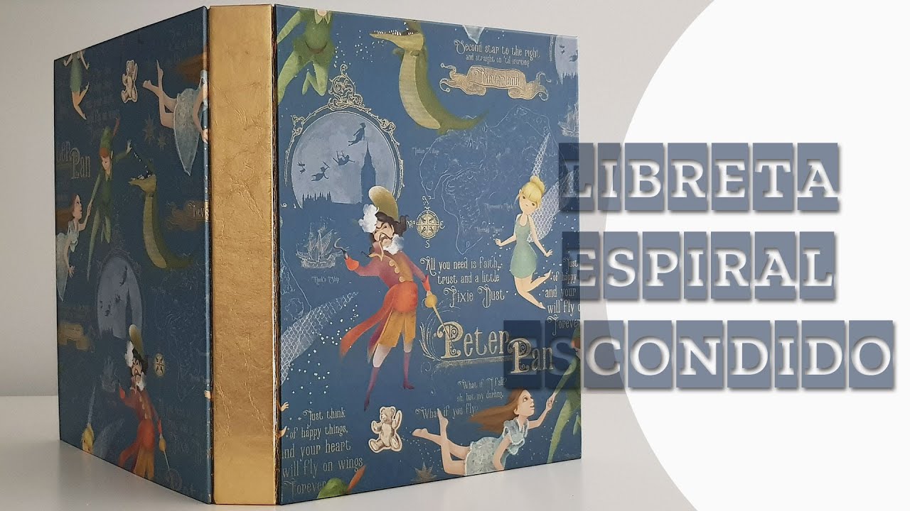 LIBRETA con ESPIRAL escondido | Tutorial
