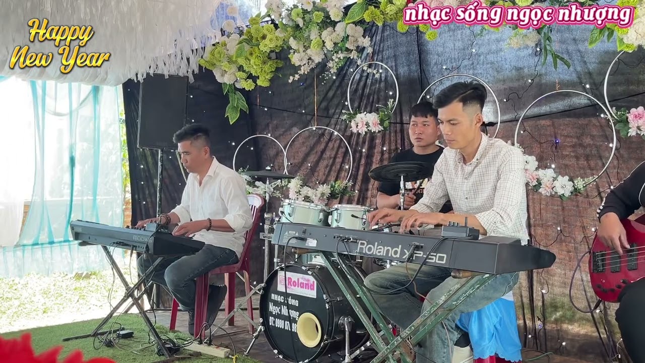 hòa tấu happy newyear |nhạc sống ngọc nhượng 