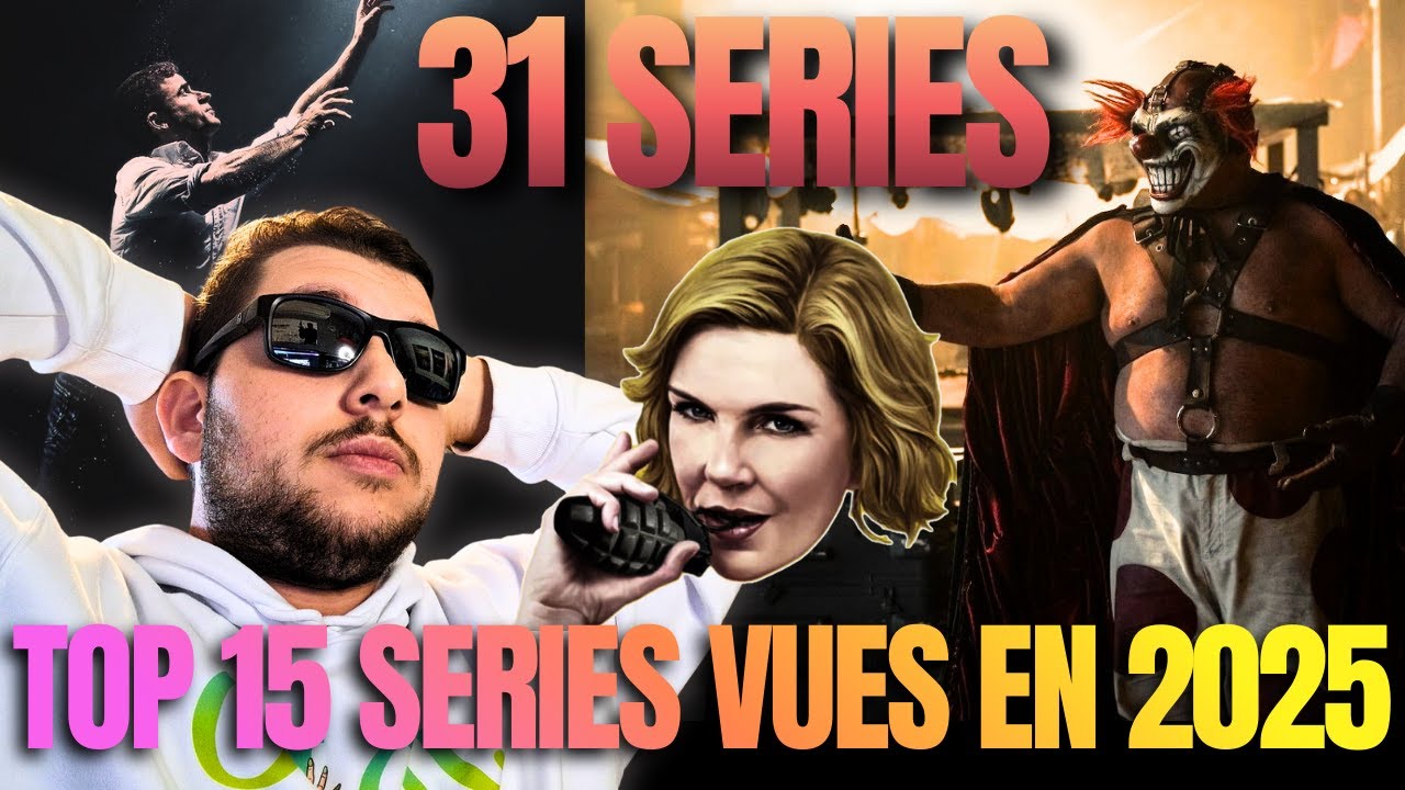 TOP 15 des SÉRIES QUE J'AI VUES EN 2025 !