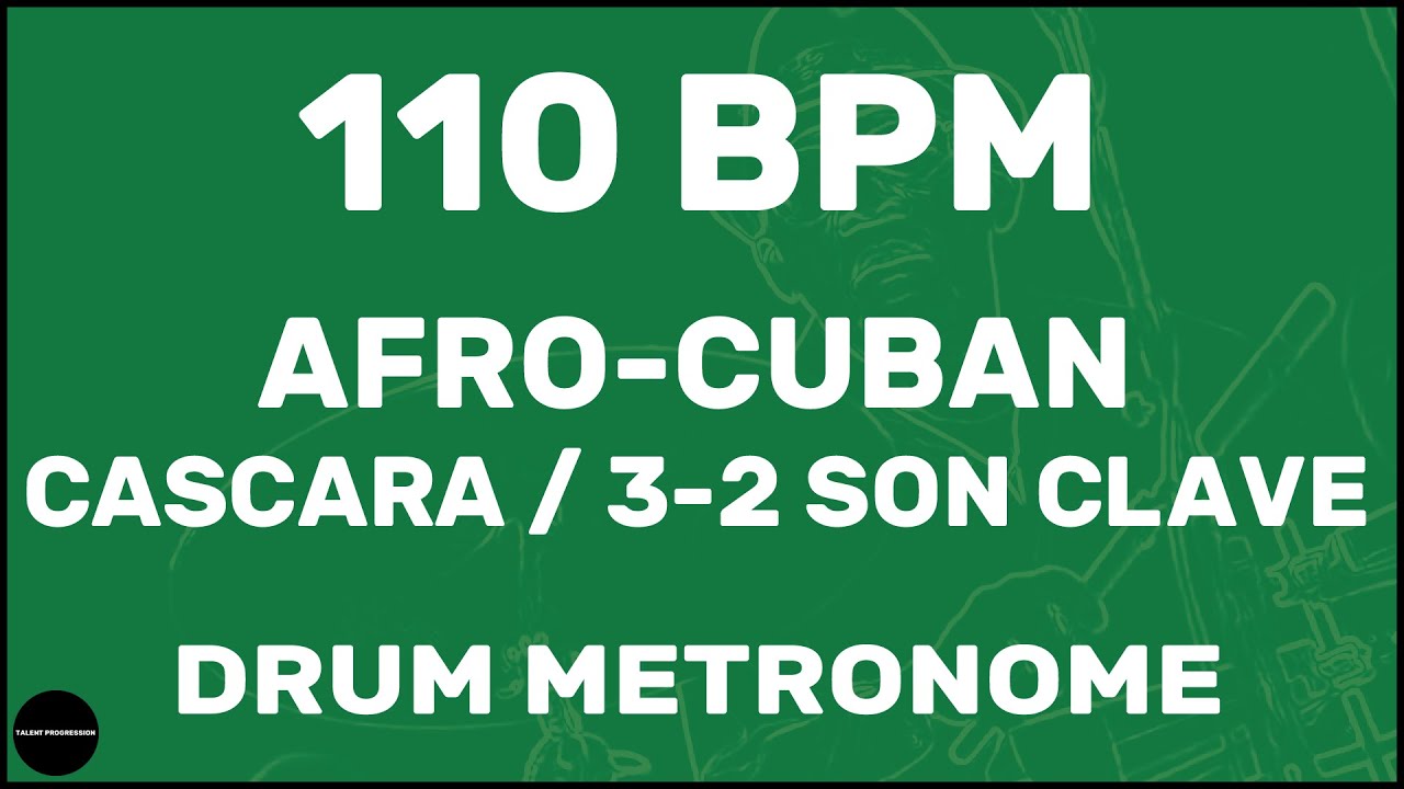 Afro-Cuban Cascara 3-2 Son Clave | метроном | 110 BPM