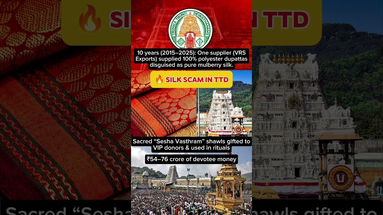 &ldquo;Tirumala Silk Scam: ₹55 Crore Fake Dupattas Exposed After 10 Years!&rdquo;