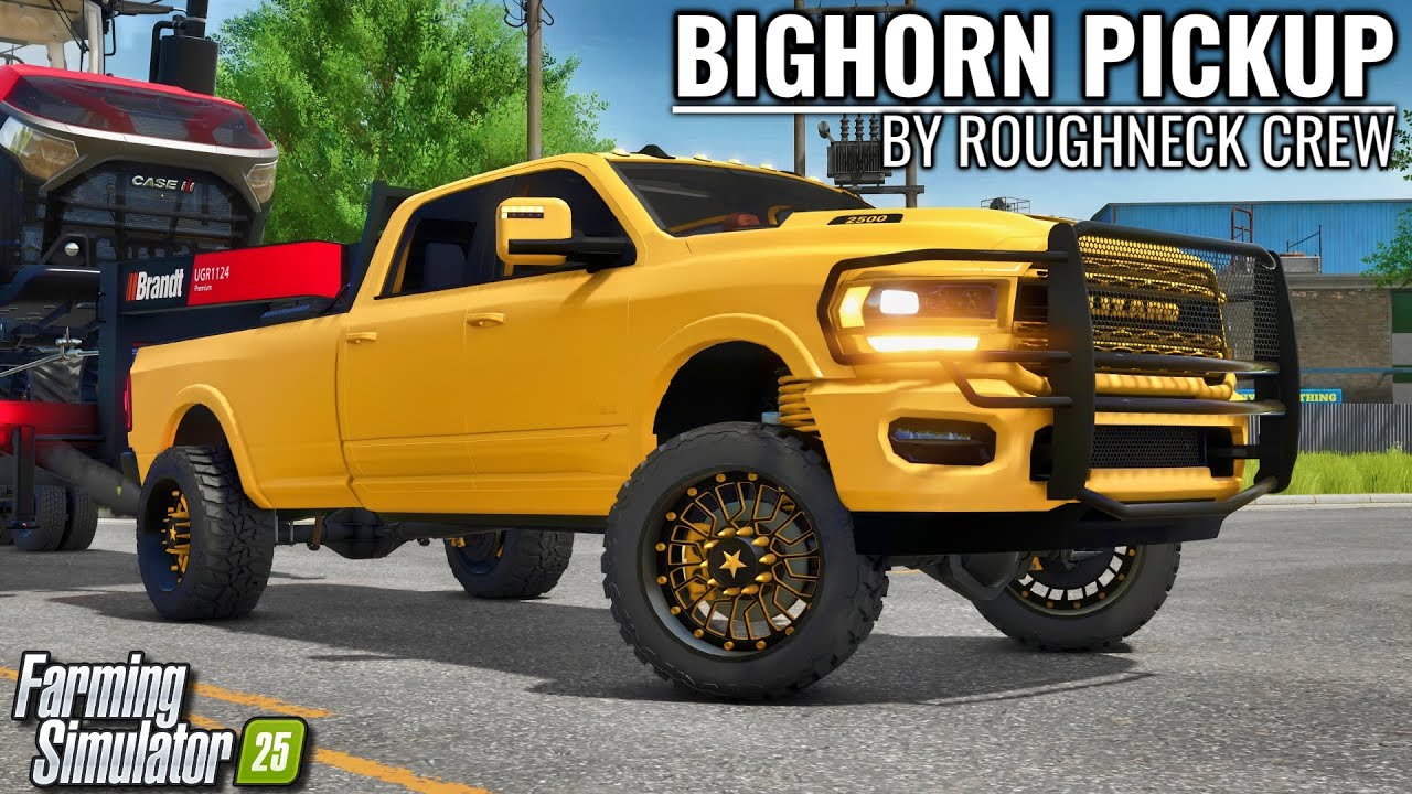 Пикап BigHorn (от Roughneck Modding Crew) | Farming Simulator 25