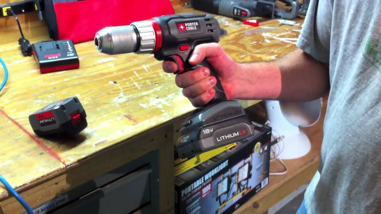 Porter-Cable PCL180D 18V lithium Ion Drill - Review