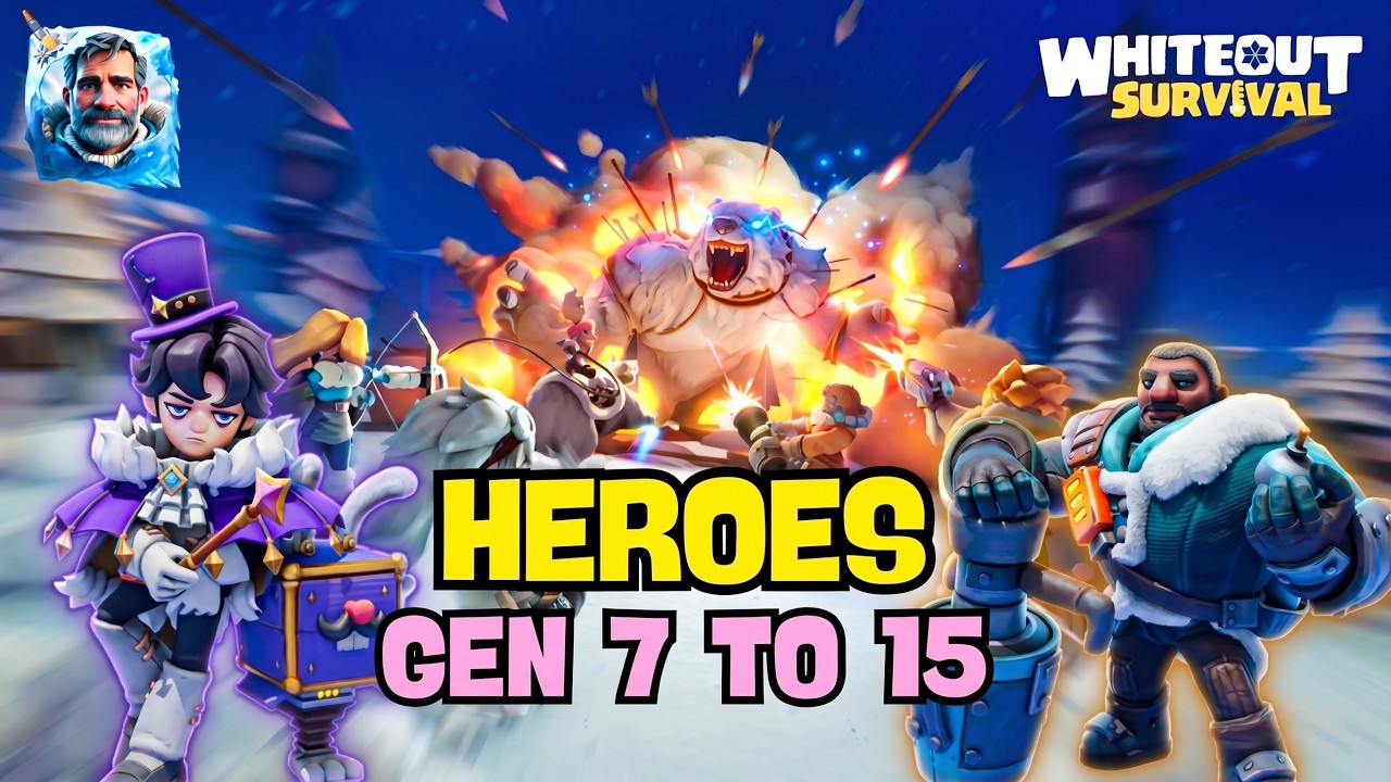 Bear Trap BEST Tier List: Gen 7 to 15 - Whiteout Survival