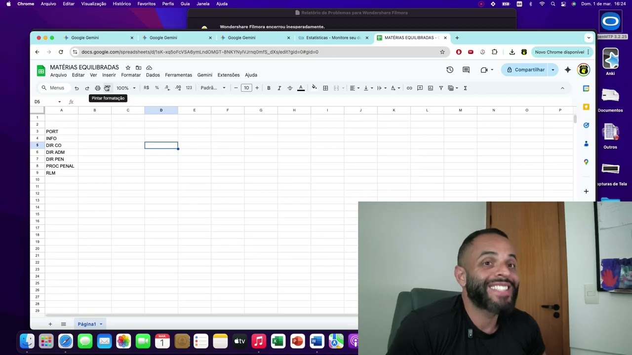 Montando seu cronograma na prática. (Com bom senso)