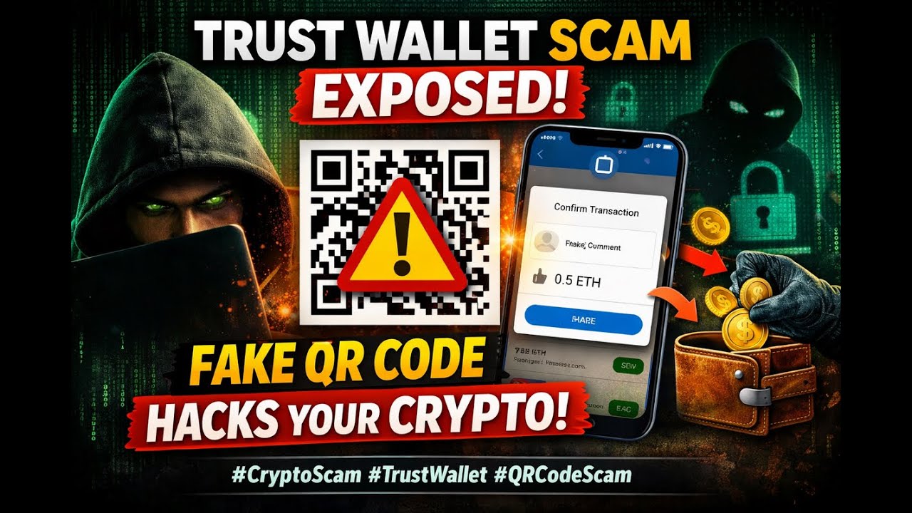 Trust Wallet Scam Exposed | Fake QR Code Gives Hackers Access to Your Crypto