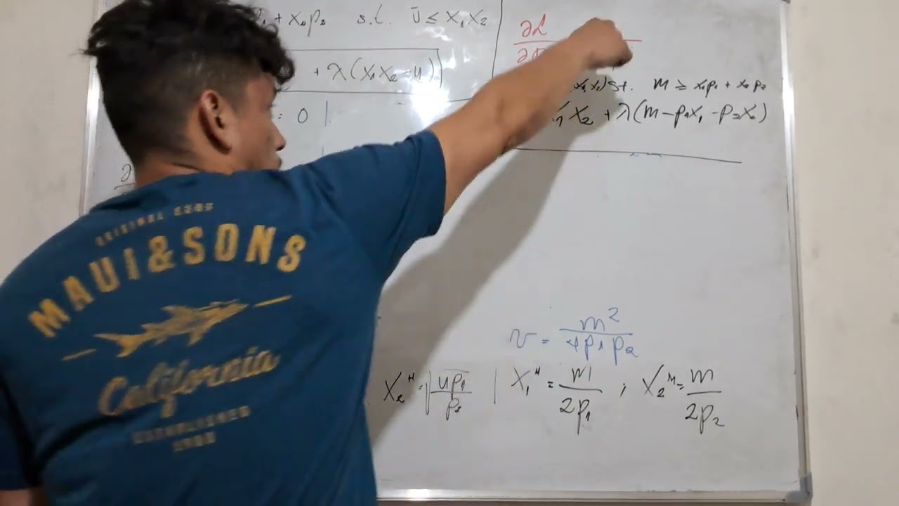 MICROECONOMÍA - Teoría del Consumidor (Lema de Shephard)