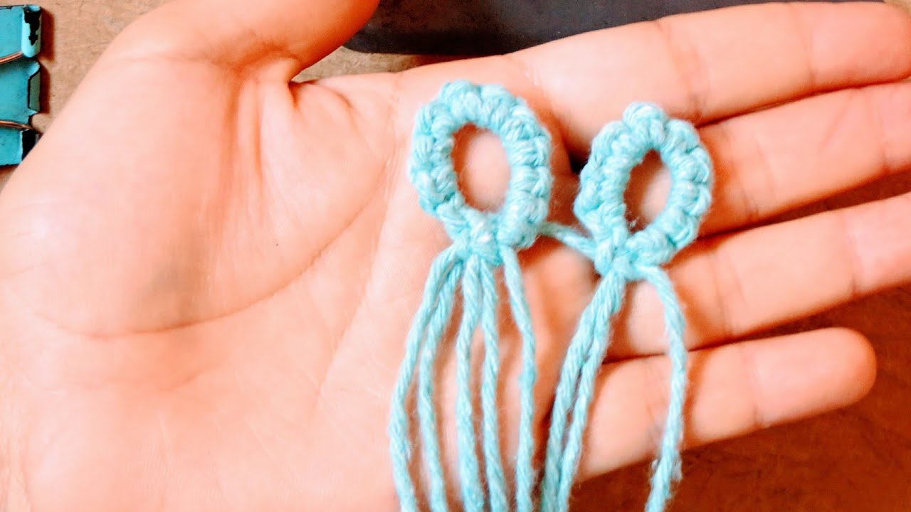 Nós básicos de macrame:Tutorial como fazer fecho para pulseira macrame/Buttonhole Clasp