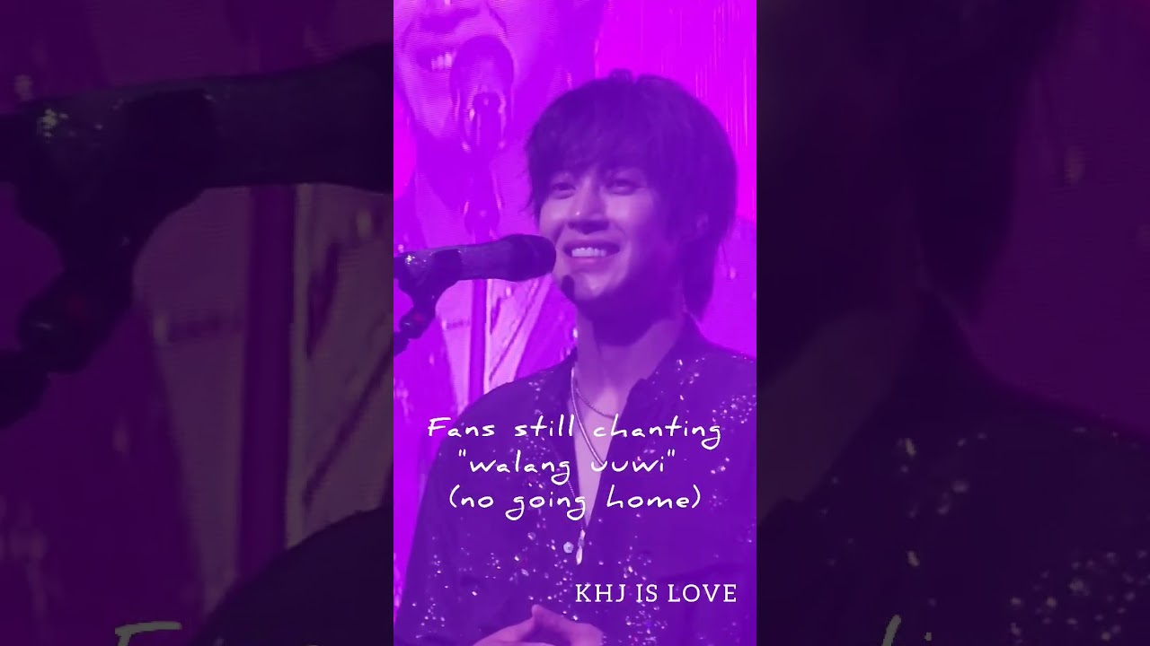 Kim Hyun Joong is sad to end #TEDinManila concert