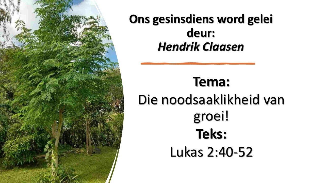 Sondag 18 Januarie 2026