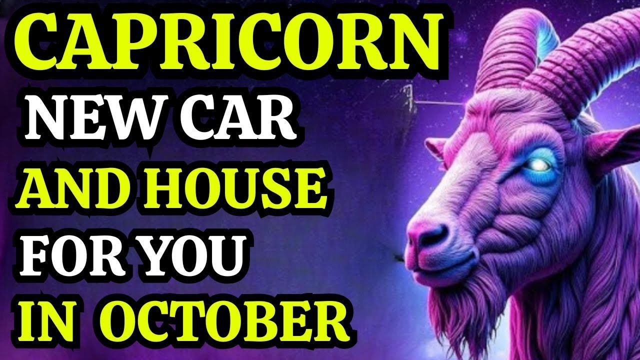 ♑ CAPRICORN — IF YOU FOUND THIS, YOU'LL RECEIVE A NEW CAR AND HOUSE FROM GOD THIS OCTOBER 