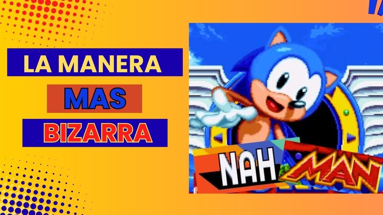 La Manera MAS BIZARRA De Jugar Sonic Mania