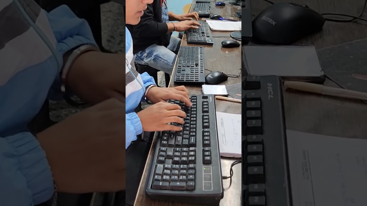 Hartron DEO Prepration..Without Backspace 65wpm Typing speed..#shorts #short #typing
