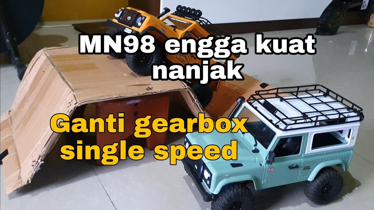 RC MN98 upgrade Gearbox singel speed metal