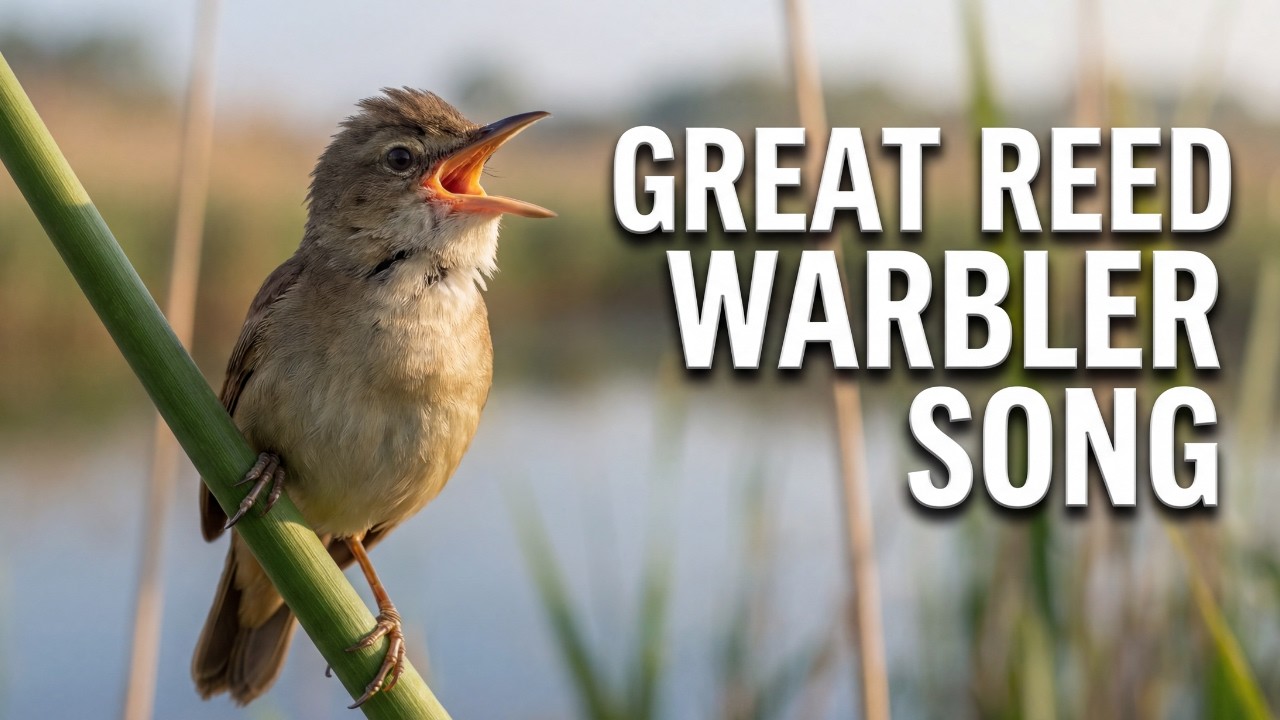 Great Reed Warbler Singing – Beautiful Wetland Bird Song