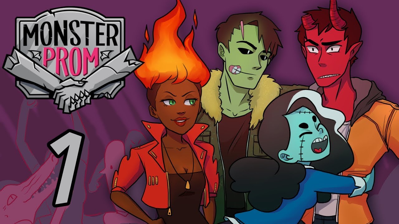 Monster Prom Let's Play: Part 1 - #TeamDamien | StarCombo