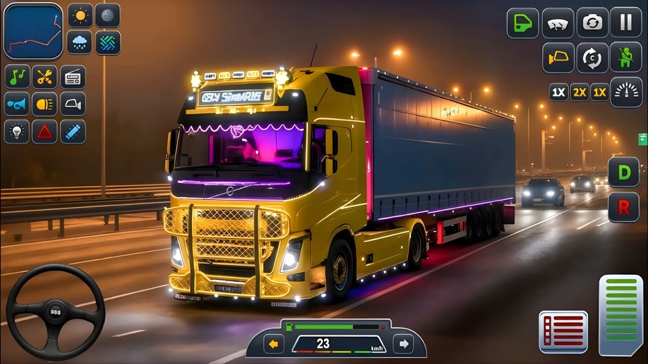 Realistic truck driving with stunning 3D graphics |💥 City transport truck game 3D 🚚🚛