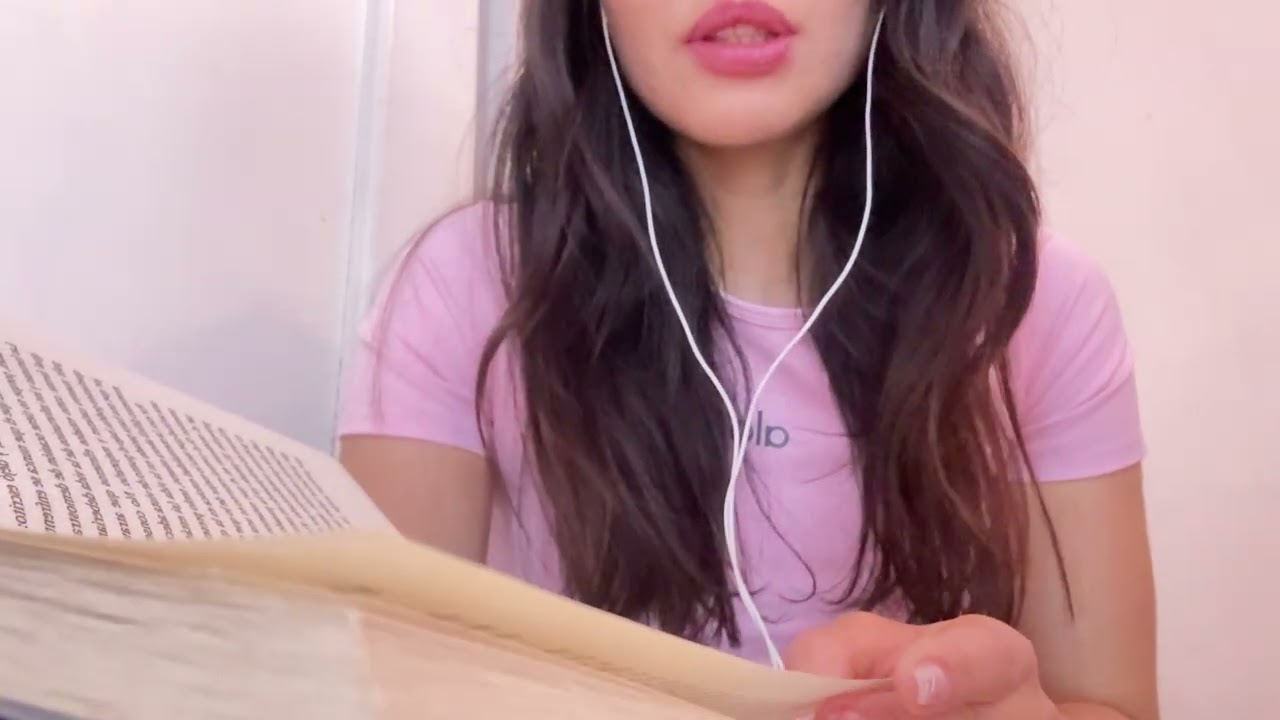 ASMR| Soft spoken leyendo ✨🤓