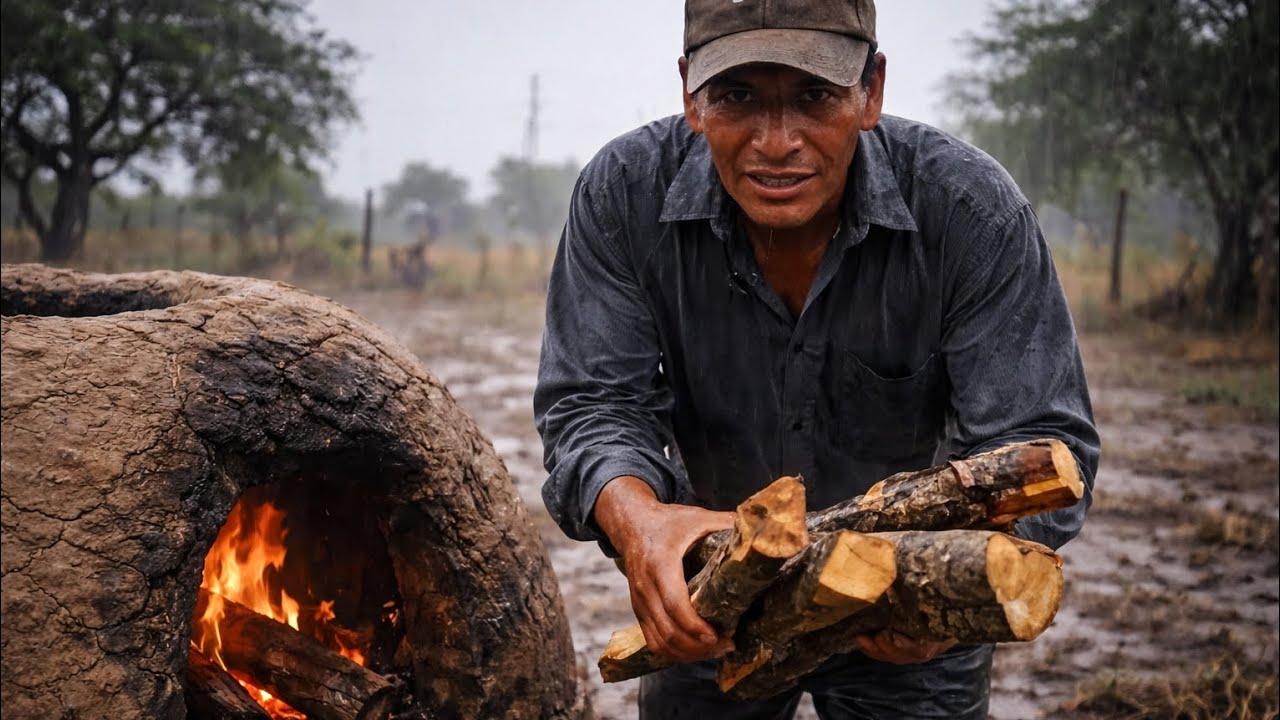 Camina 6 km por día para vender tortas al horno de barro | VIDA EN EL MONTE
