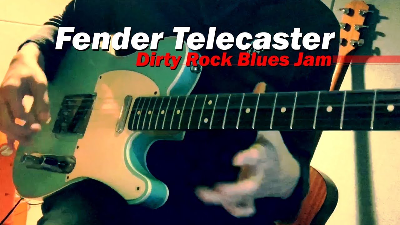 Fender Telecaster Sound - Dirty Rock Blues Jam
