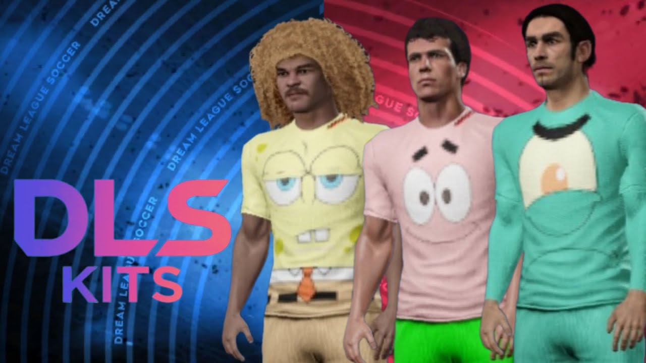 SpongeBob🟡 and Patrick🟣 kits👕 for DLS⚽️