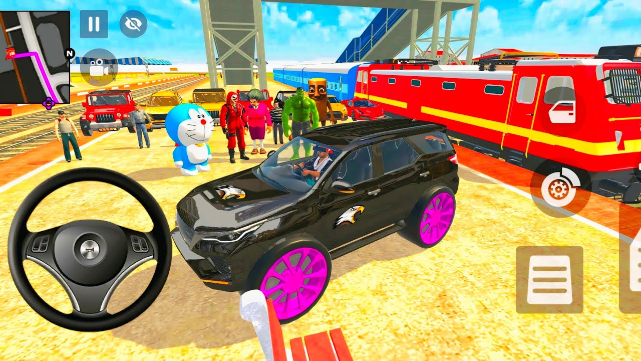 Indian Modified Black Fortuner 🚓 Jack Drives New Indian Police SUV | Android Gameplay