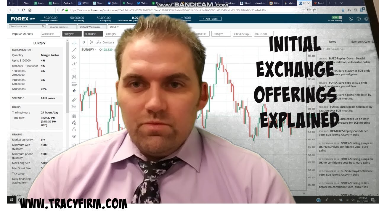 Adam Tracy Explains Initial Exchange Offerings
