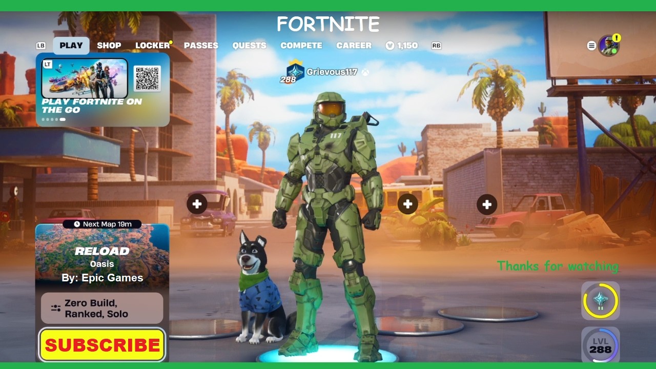 Fortnite: RELOAD Ranked Solo Gameplay | Master Chief
