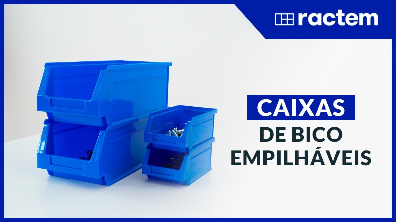 Caixas de Bico Empilháveis para armazenamento