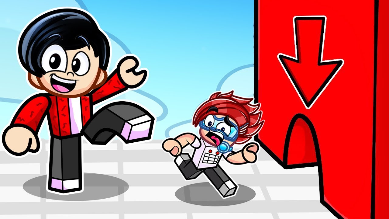 KARIM es GIGANTE y LUKY es MUY PEQUEÑO en ROBLOX | TINY vs GIANT Obby | Karim Juega