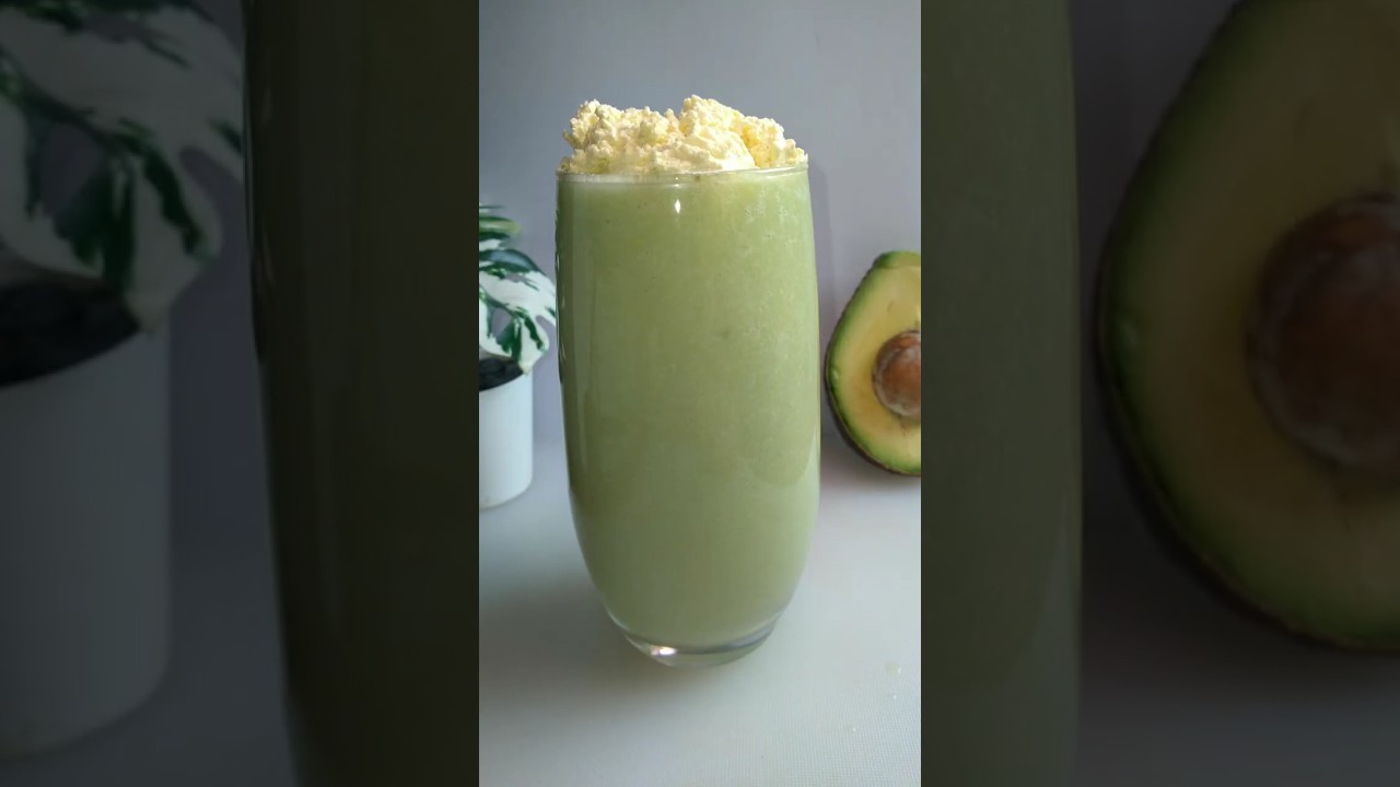 Avocado Milkshake | Avocado Smoothie | Avocado Shake with Vanilla Ice Cream🥑🥤