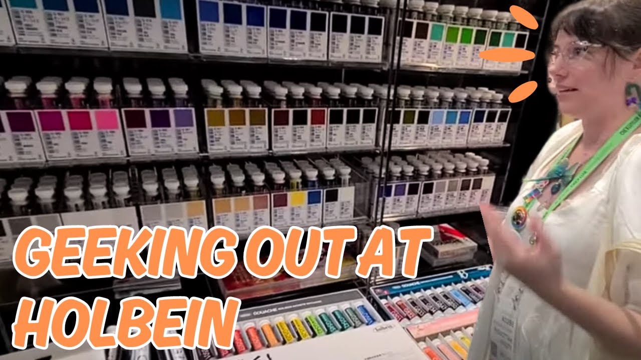 Watersoluble Oil Paints and Brilliant Watercolors- Highlights from Holbein