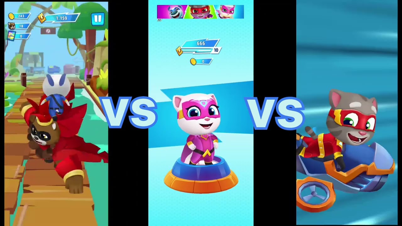 Superhero Battle! 🐶 VS 🐱 VS 🐱 | Who Is The Strongest? #Tom