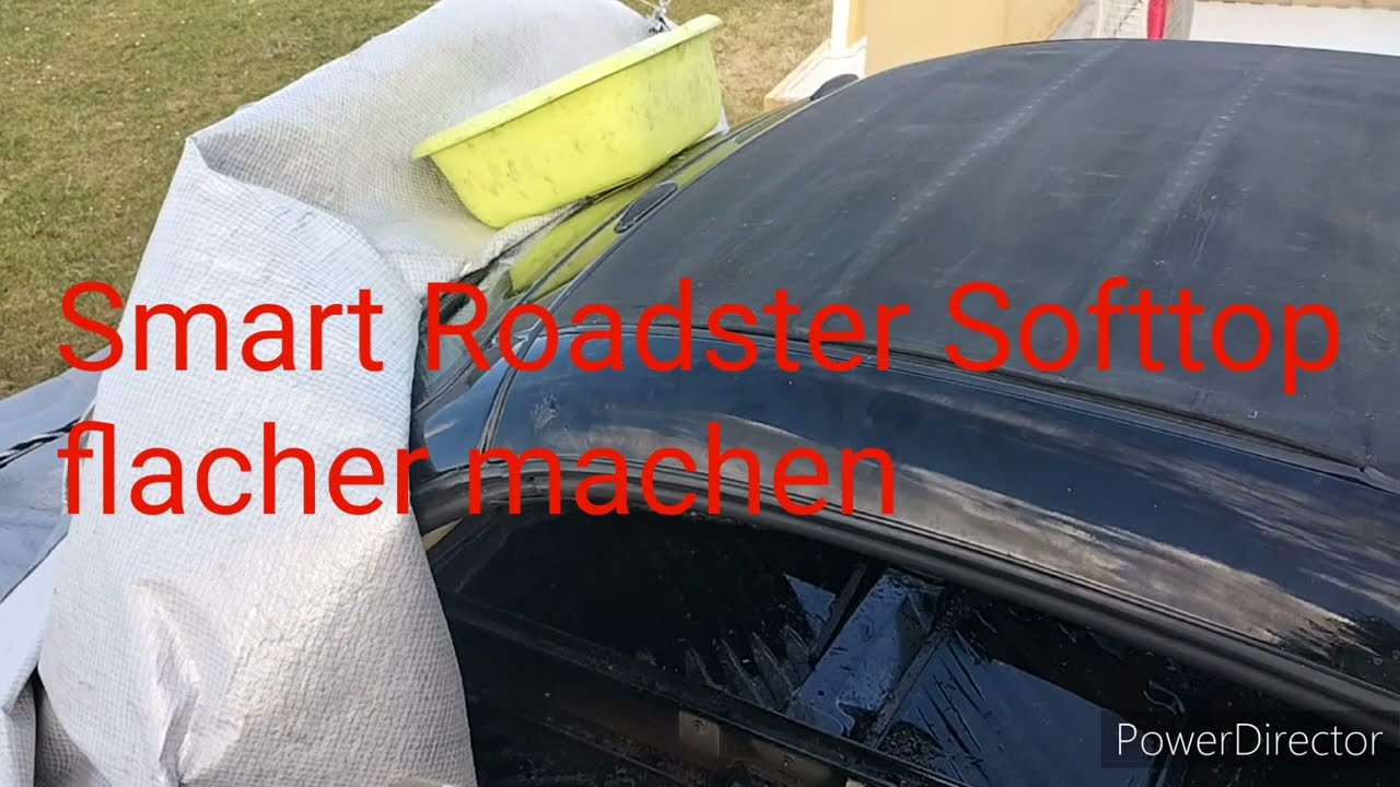 Smart Roadster Softtop verstellen flacher machen tiefer legen