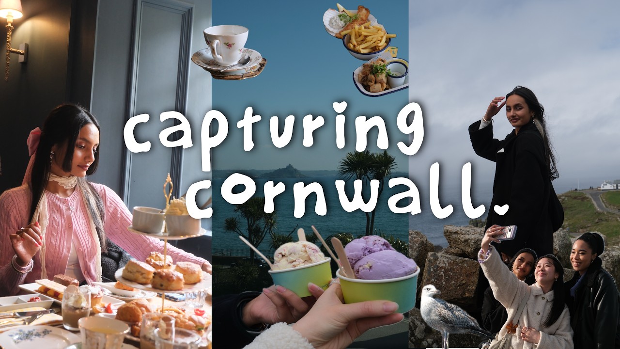 photographer diaries: capturing cornwall 🏖️🥐 cute bakeries, beaches, knitting a skinny scarf