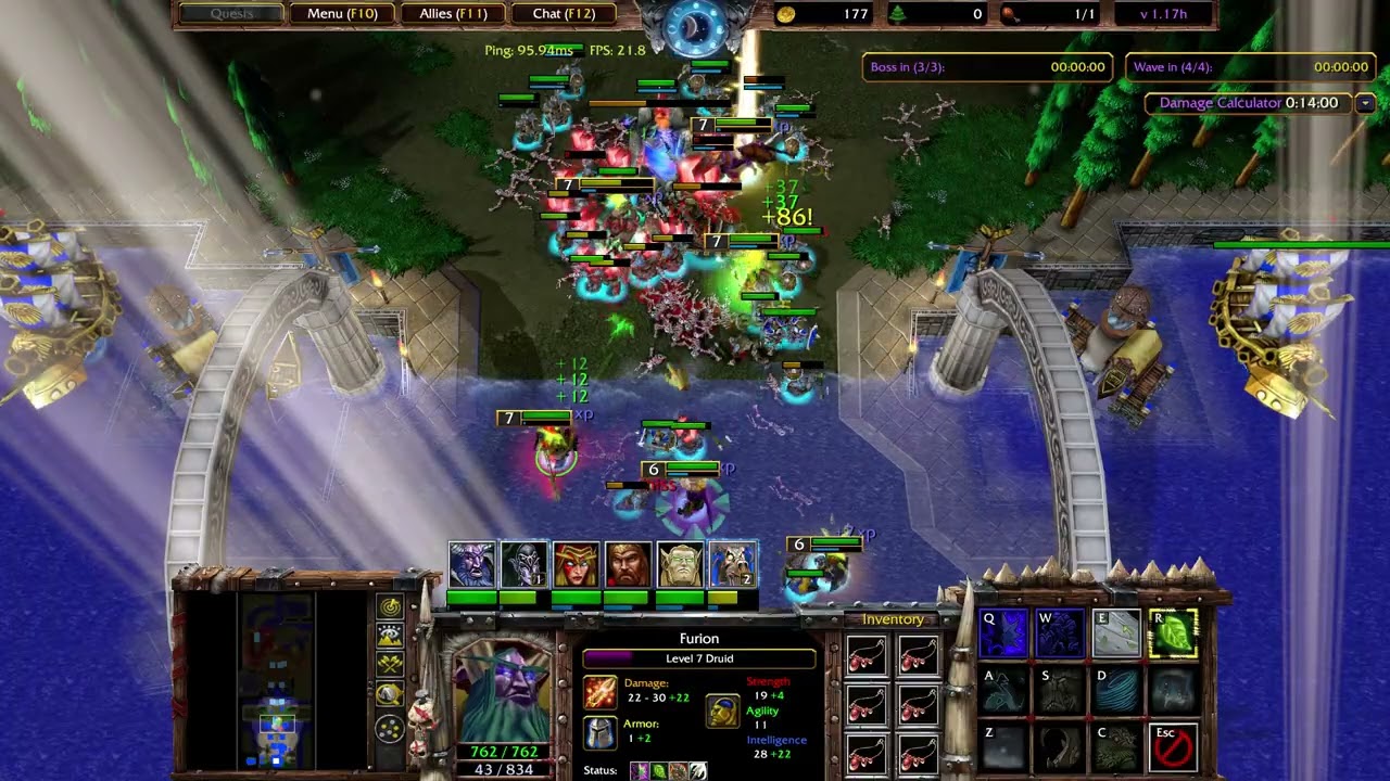 Warcraft 3 Frozen Throne – Dalaran Siege (Druid Gameplay) | Classic Custom Map