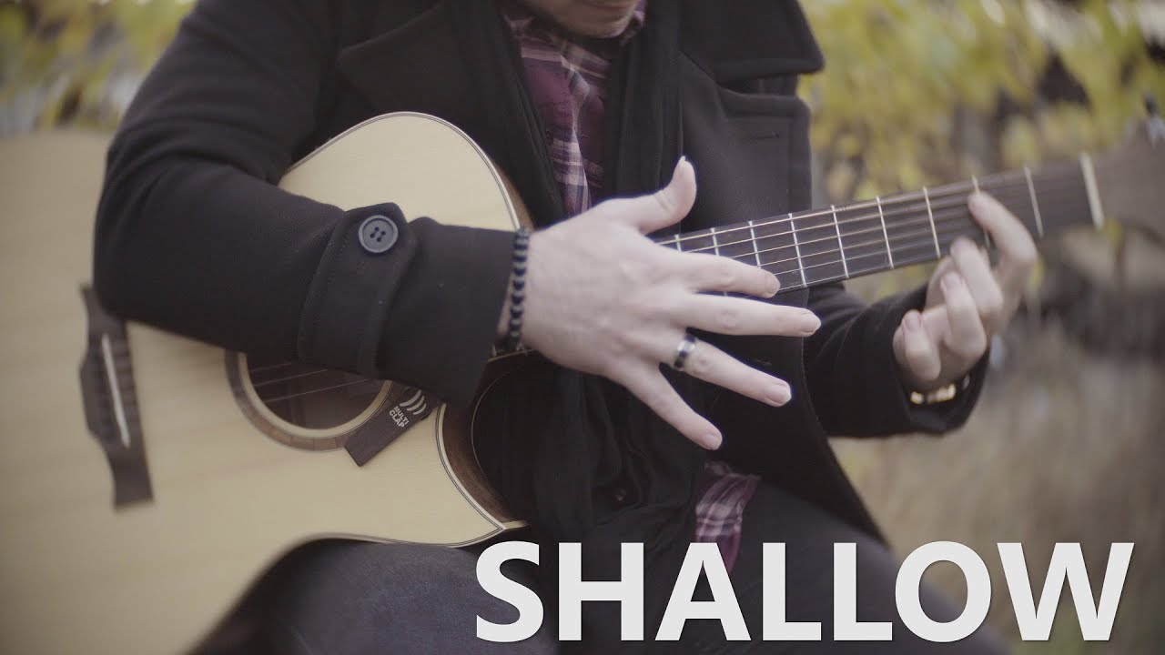 Shallow - Lady Gaga, Bradley Cooper (A Star Is Born) - Fingerstyle Guitar Cover [WITH TABS]