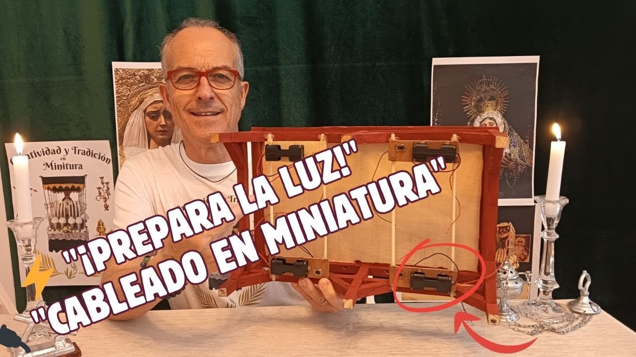 Así preparo la instalación eléctrica para ILUMINAR pasos en miniatura 💡✨"