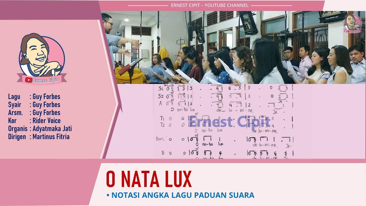 O Nata Lux | Lagu Komuni Berbahasa Latin | Guy Forbes | Rider Voice