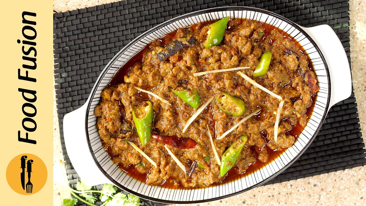 Kate Masala ka Keema Recipe by Food Fusion