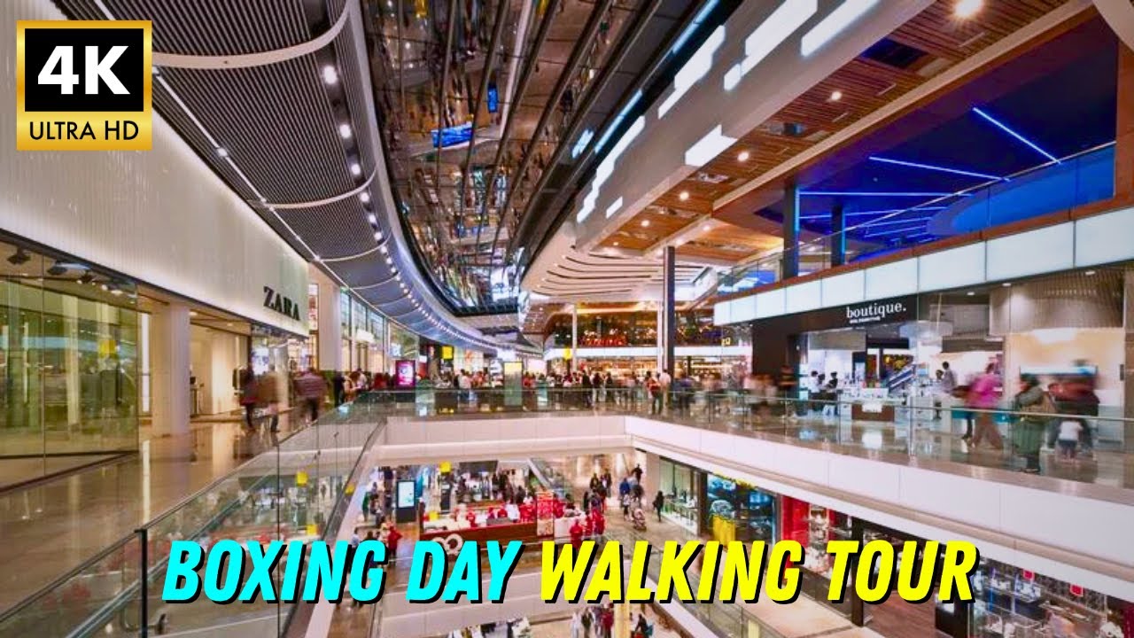 [4K] Boxing Day Shopping Crowds at Westfield Stratford | Post-Christmas London Walk