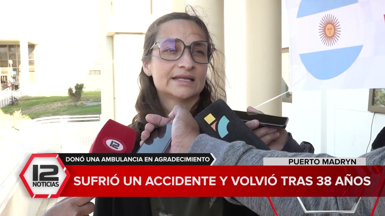 MADRYN | SUFRIÓ UN ACCIDENTE Y VOLVIÓ PARA DONAR UNA AMBULANCIA TRAS 38 AÑOS