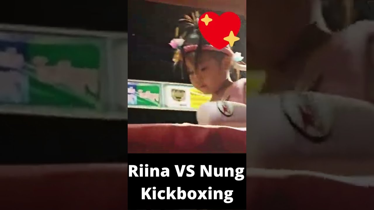 Showtime Muay Thai Riina VS Nung Thailand fantastic Muay Thai performance by children #shorts