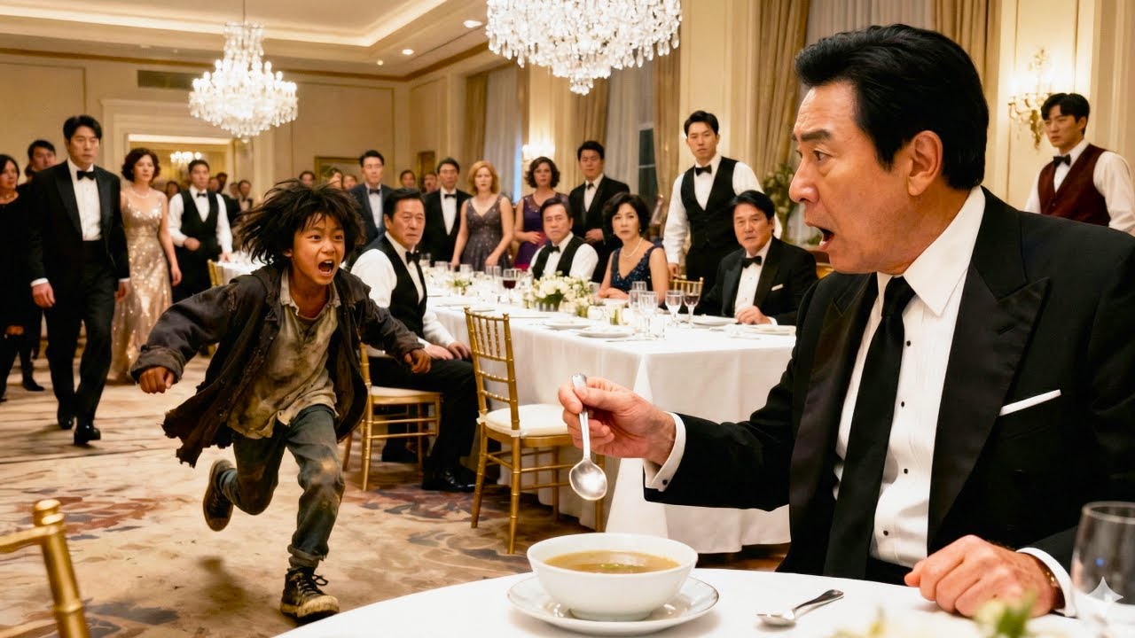 노숙 아동이 부자 남자에게 ‘그 음식 먹지 마세요!’라고 소리쳤다 — 그가 알고 있던 사실은 모두를 충격에 빠뜨렸다