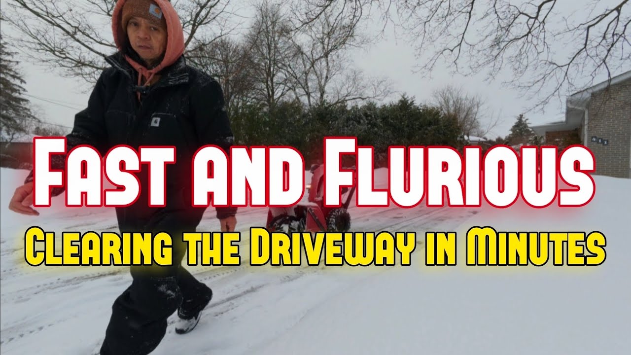 FAST!! (But not as fast as my Snowmaster) | Snow Removal | TORO Power Max & Carhartt Yukon Extreme