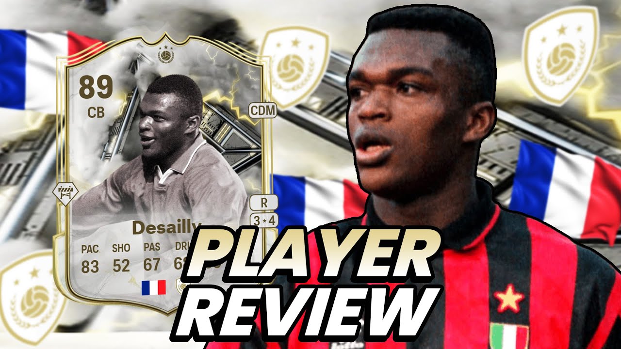 89 THUNDERSTRUCK ICON DESAILLY SBC PLAYER REVIEW! FC 25 ULTIMATE TEAM