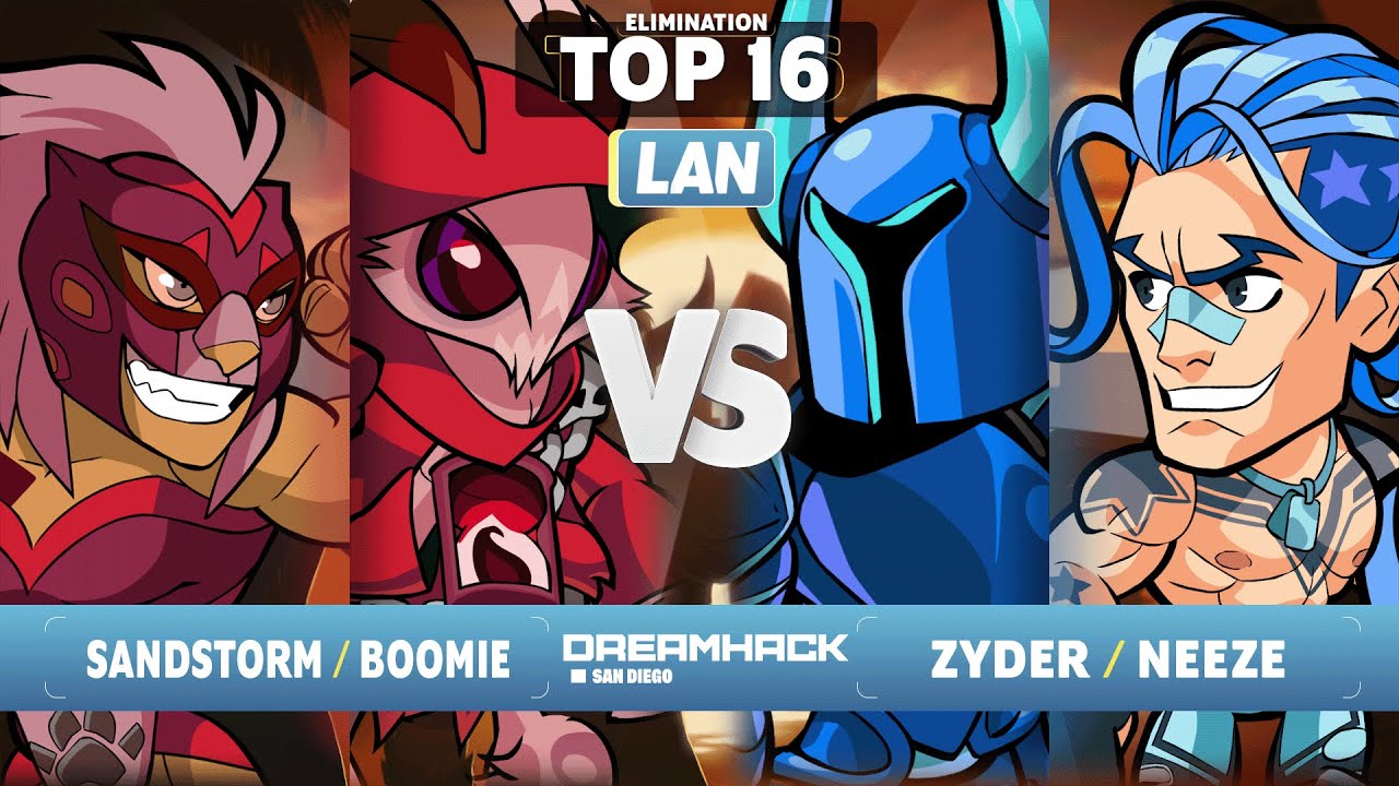 Sandstorm & Boomie vs Zyder & Neeze - Top 16 Elimination - Dreamhack San Diego 2023 - LAN 2v2