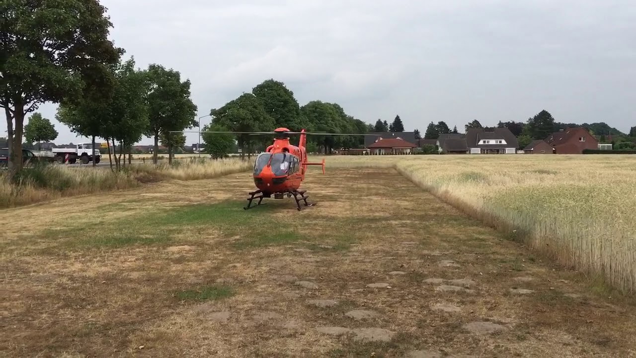 Christoph 4 Hubschrauber MHH Hannover Start Isernhagen