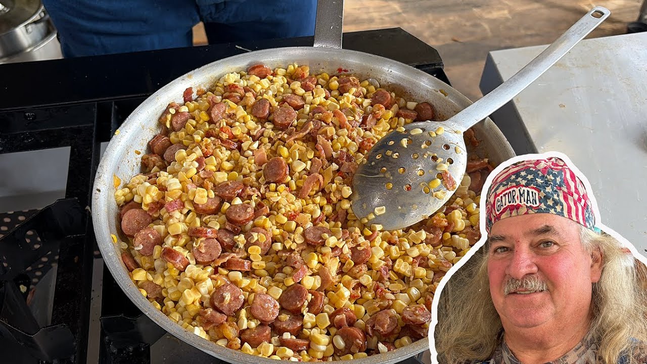 Cooking Cajun Corn Maque Choux with Bruce Mitchell