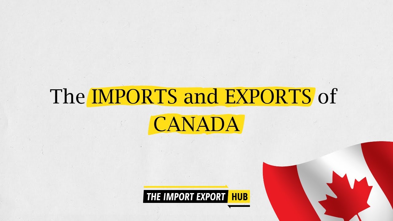 The Imports And Exports of Canada for 2020